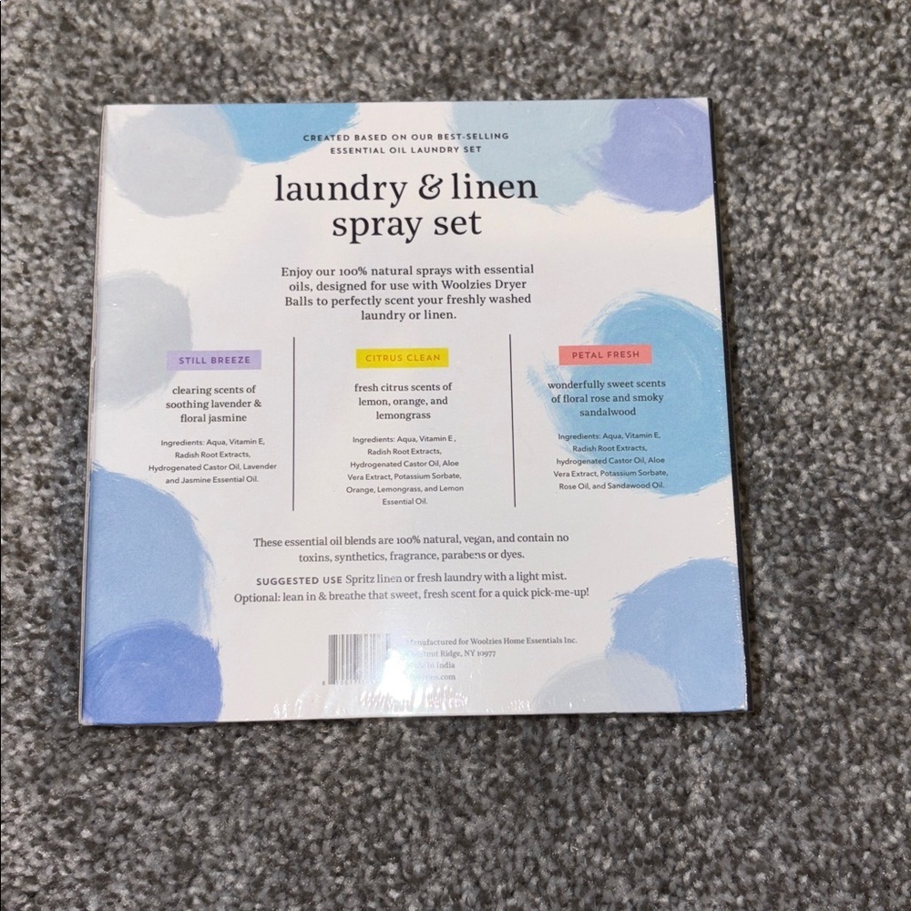 Woolzies Laundry & Linen Spray Set - Picture 2 of 2